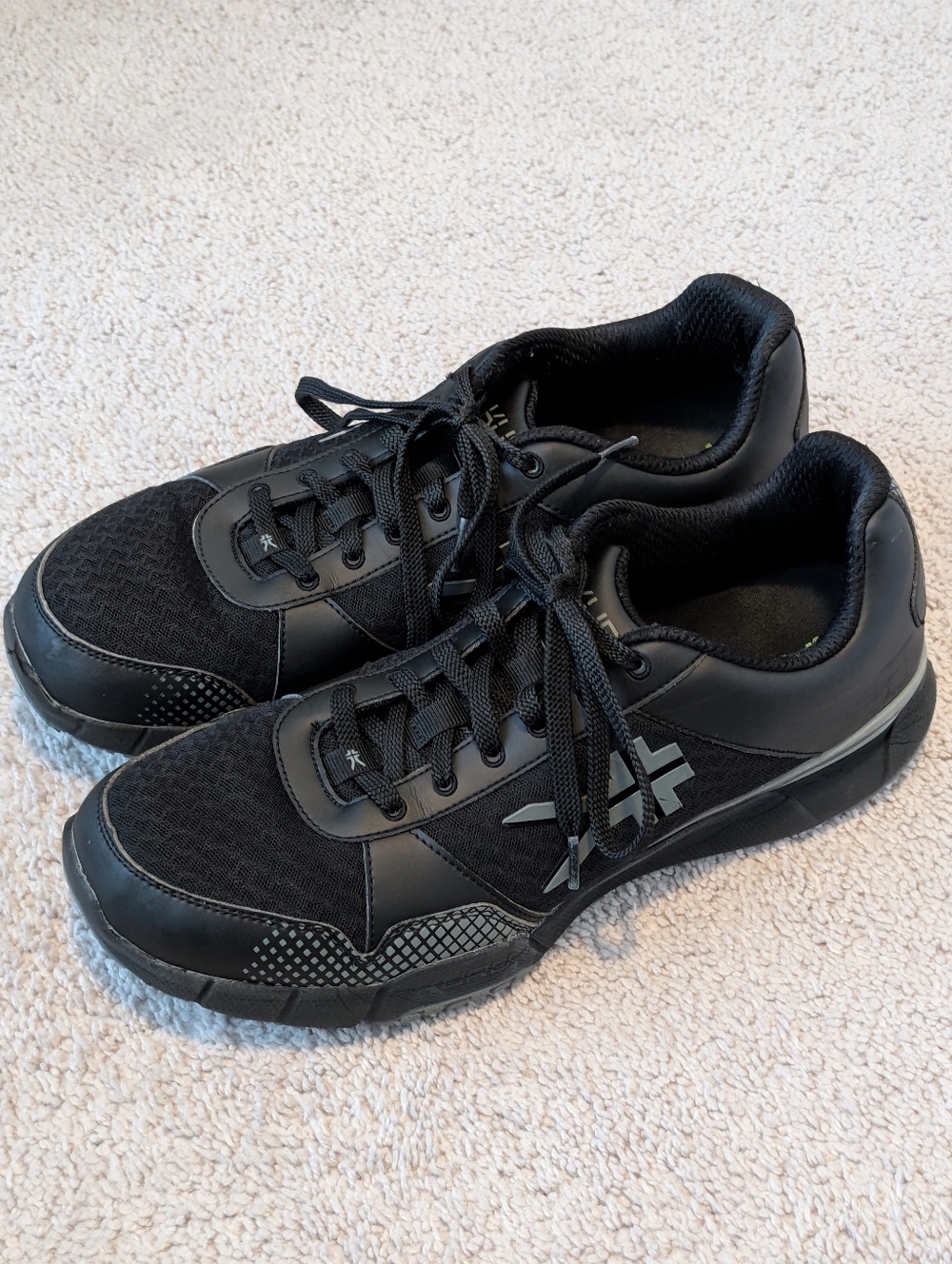 Kuru Quantum Athletic Jet Black Walking Comfort Shoes Size Men’s 12.5 Medium